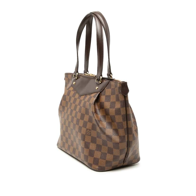 Louis Vuitton Damier Ebene Westminster PM Brown Very good condition - Back View