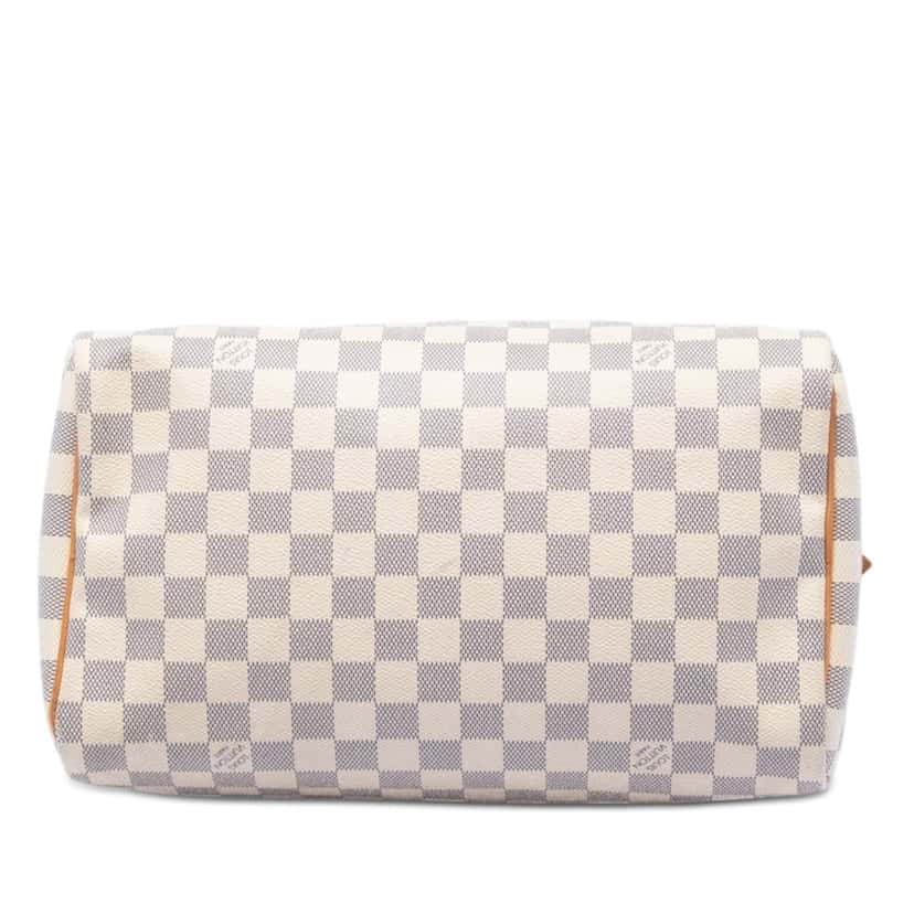 Louis Vuitton Damier Azur Speedy 30 White Very good condition - Inside View