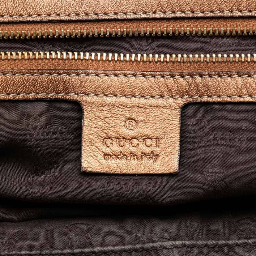 Gucci Large GG Canvas Twins Tote Beige Good condition - Box View