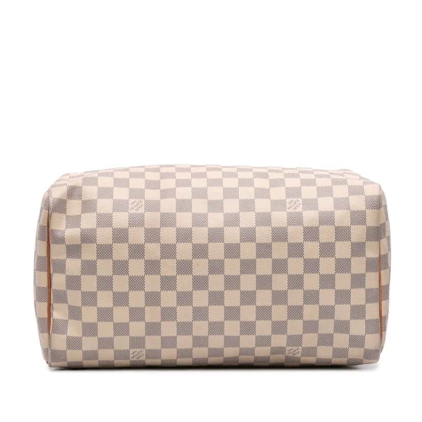 Louis Vuitton Damier Azur Speedy 35 White Very good condition - Inside View