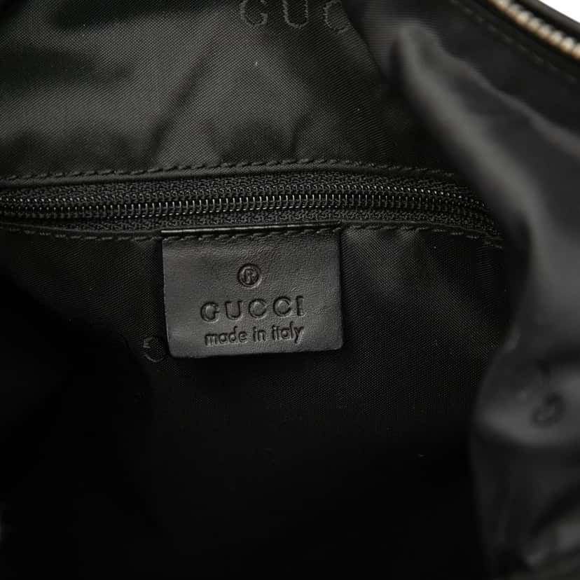 Gucci Leather Shoulder Bag Black Leather Very good condition - Box View