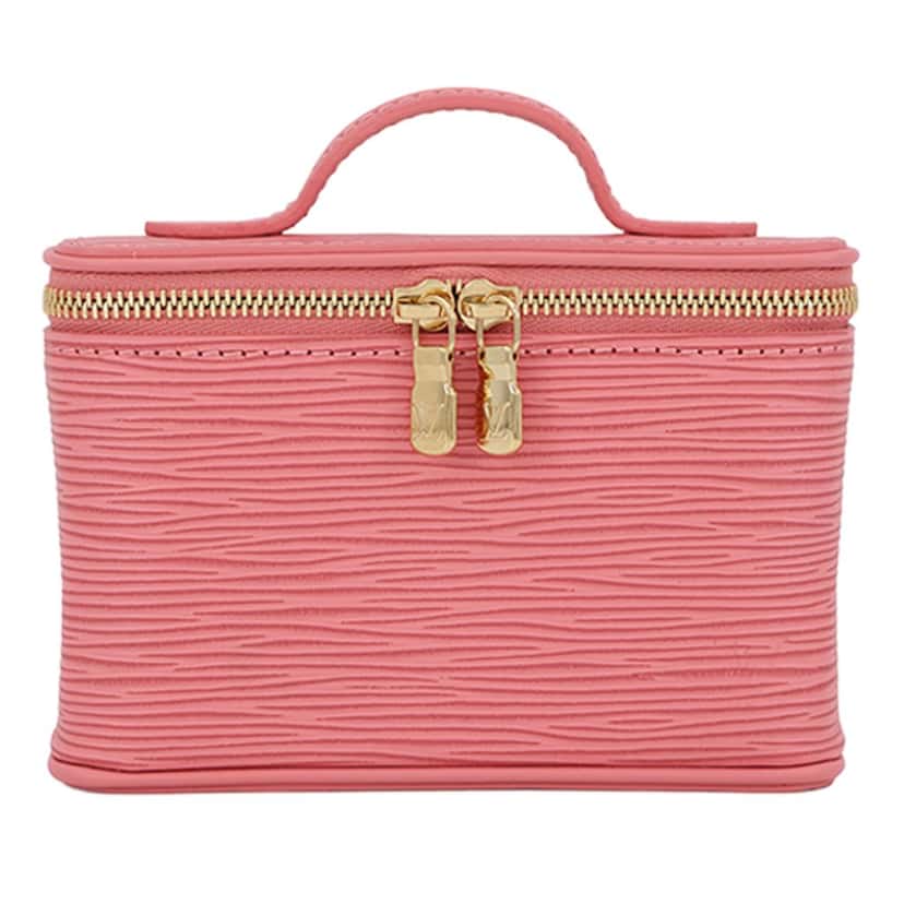 Louis Vuitton Epi Nice Beauty Vanity Bag Pink Leather Very good condition - Front View