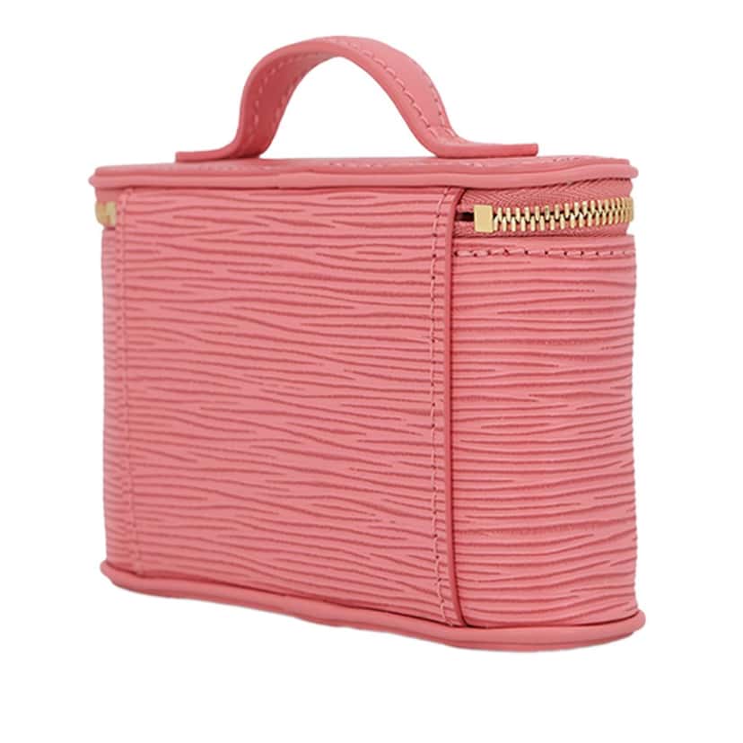 Louis Vuitton Epi Nice Beauty Vanity Bag Pink Leather Very good condition - Back View