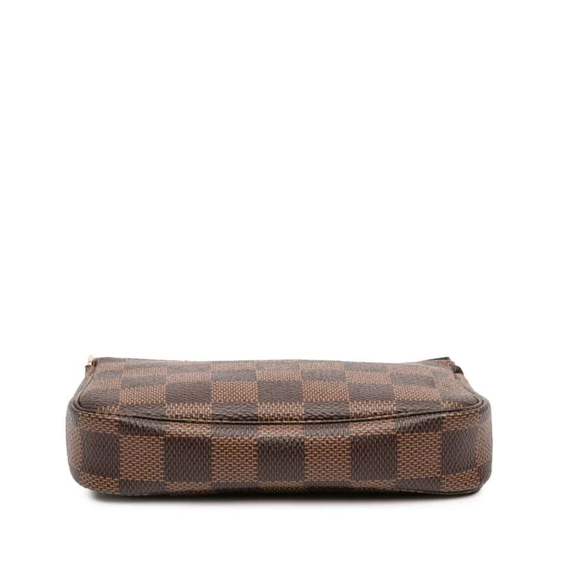 Louis Vuitton Damier Ebene Mini Pochette Accessoires Brown Very good condition - Inside View