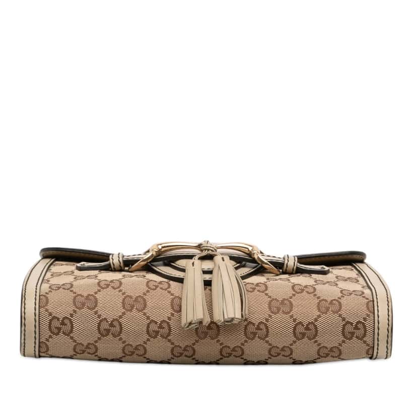 Gucci Small GG Canvas Emily Crossbody Beige Very good condition - Inside View