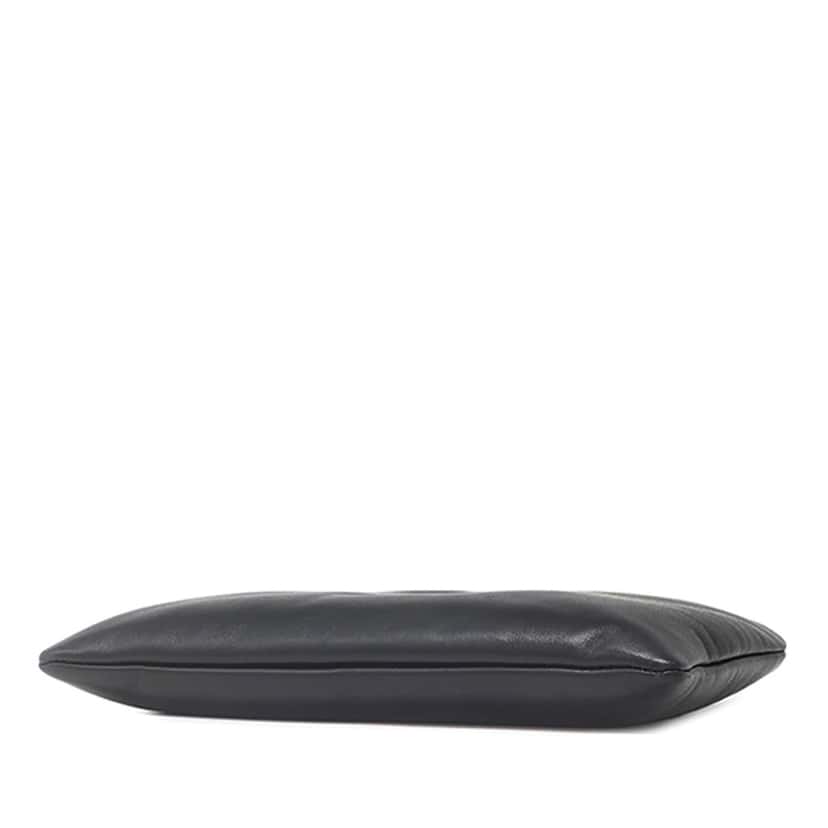 Saint Laurent Small Lambskin Calypso Zipped Pouch Black Leather Very good condition - Inside View