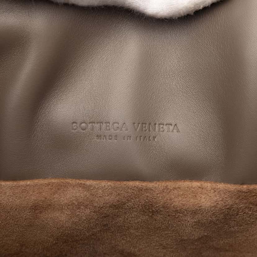 Bottega Veneta Intrecciato Trimmed Leather Tote Brown Leather Very good condition - Box View