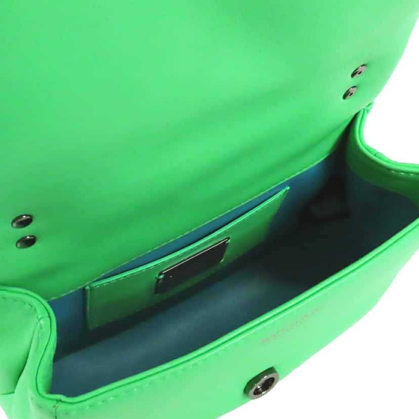 Bvlgari Mini Leather Serpenti Cabochon Satchel Green Leather Very good condition - Model View