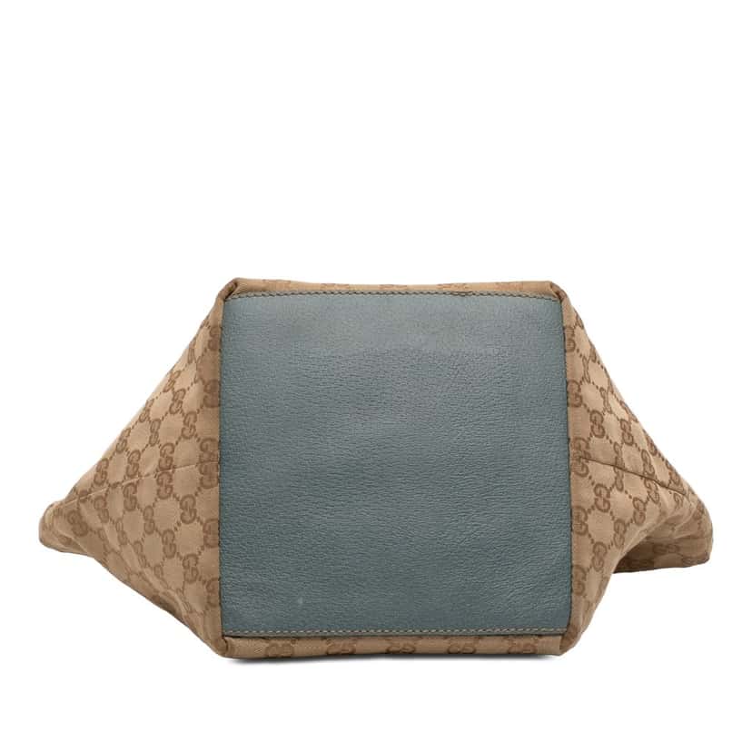 Gucci GG Canvas Web Tote Beige Very good condition - Inside View