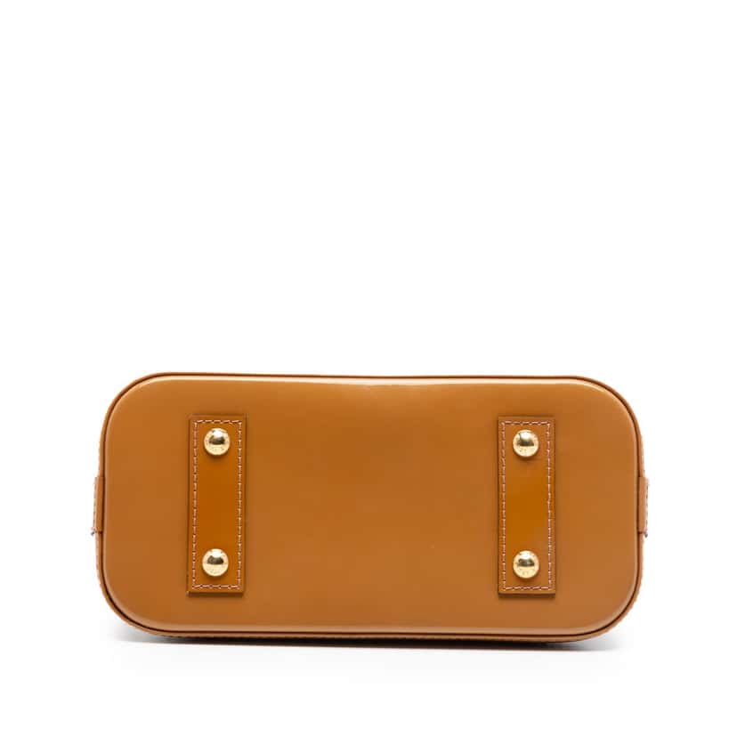 Louis Vuitton Monogram Vernis Alma BB Brown Leather Very good condition - Inside View