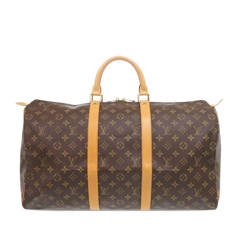 Louis Vuitton Monogram Keepall 50 Brown Very good condition - Front View