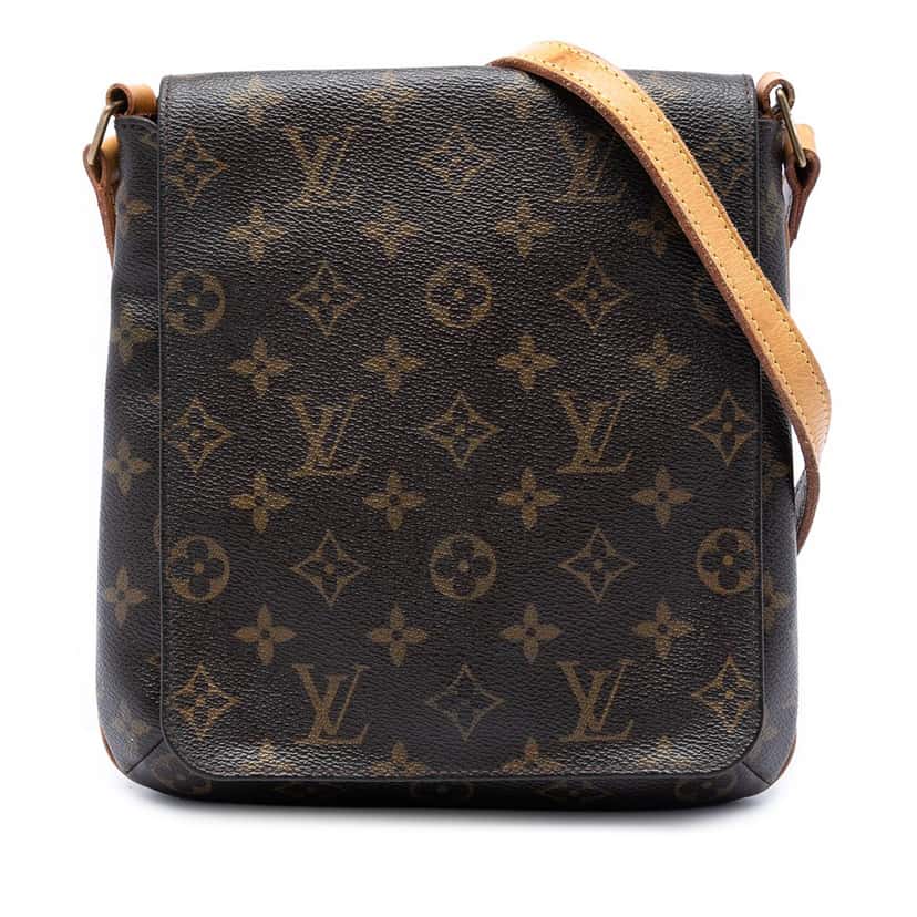 Louis Vuitton Monogram Musette Salsa PM Long Strap Brown Very good condition - Front View