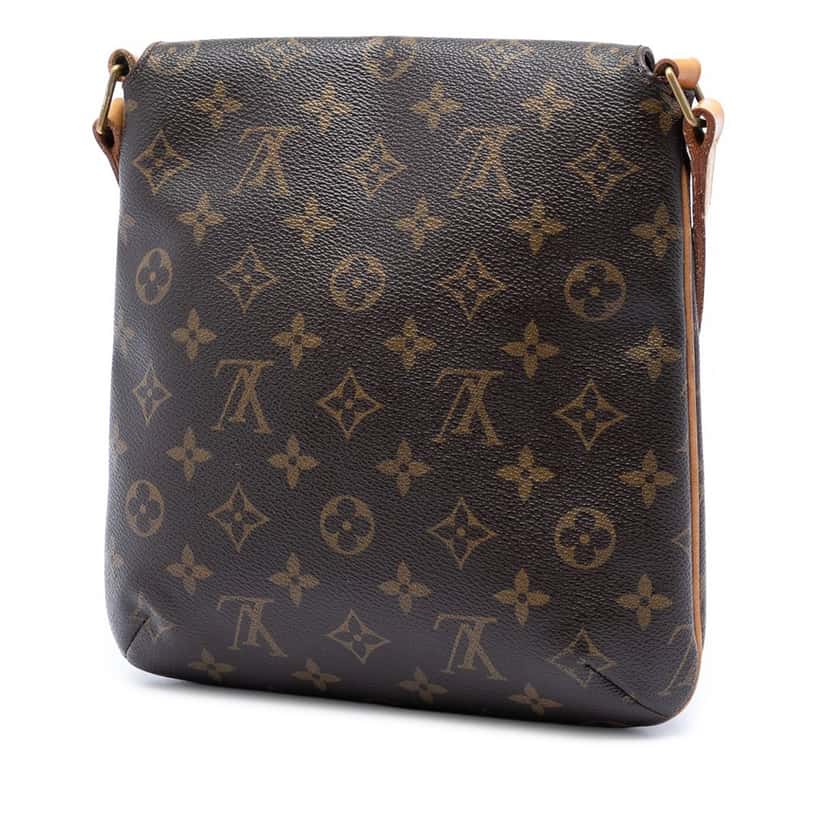 Louis Vuitton Monogram Musette Salsa PM Long Strap Brown Very good condition - Back View