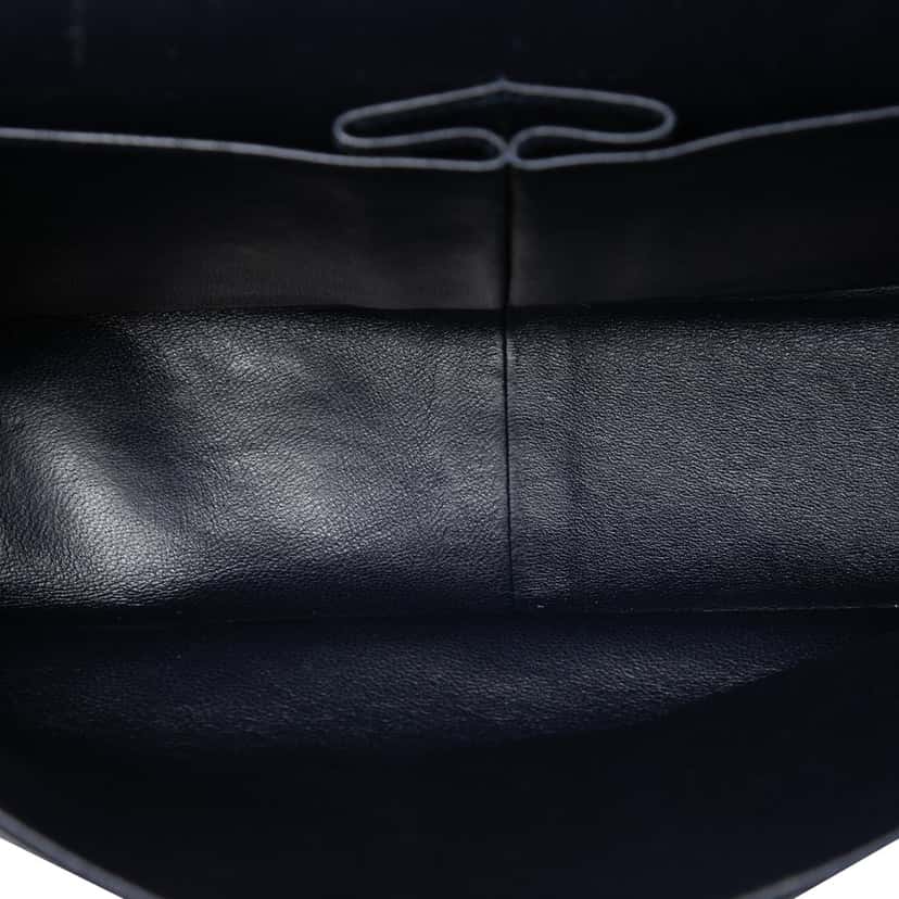 Chanel Jumbo Classic Lambskin Double Flap Blue Leather Very good condition - Model View