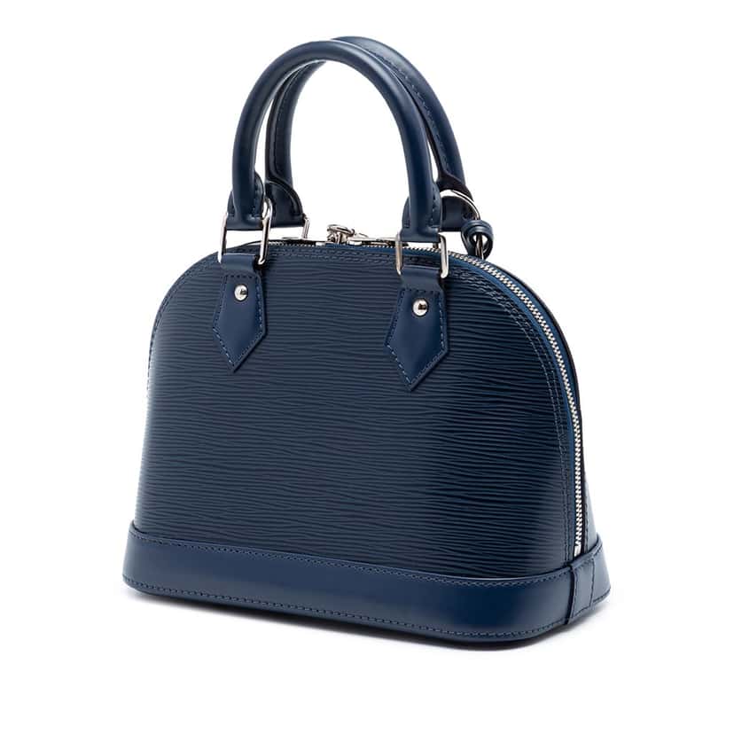 Louis Vuitton Epi Alma BB Blue Leather Very good condition - Back View