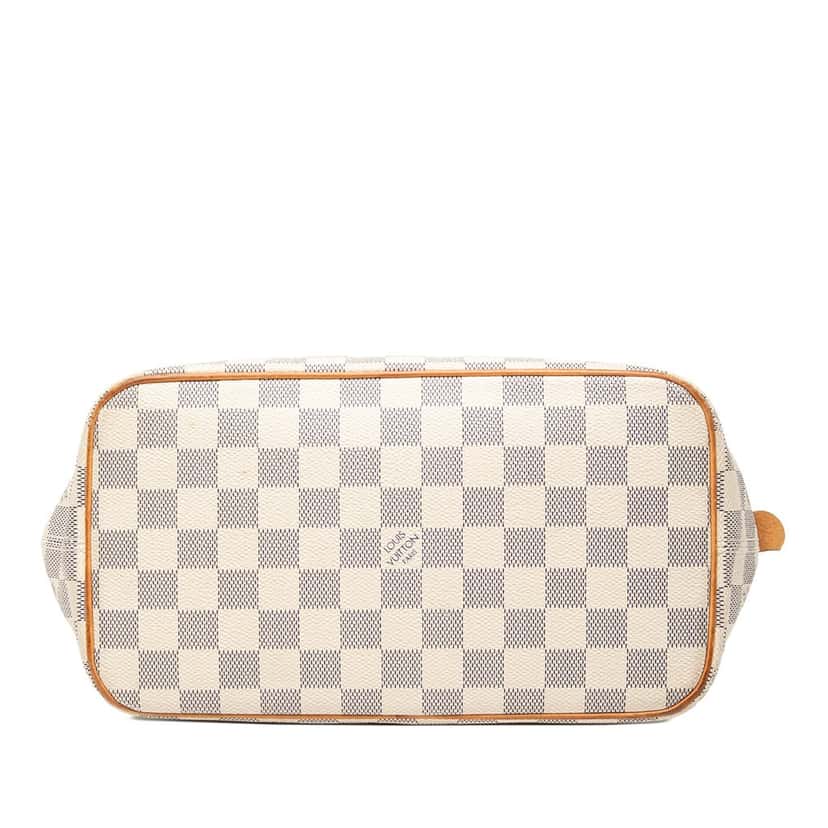 Louis Vuitton Damier Azur Saleya PM White Very good condition - Inside View