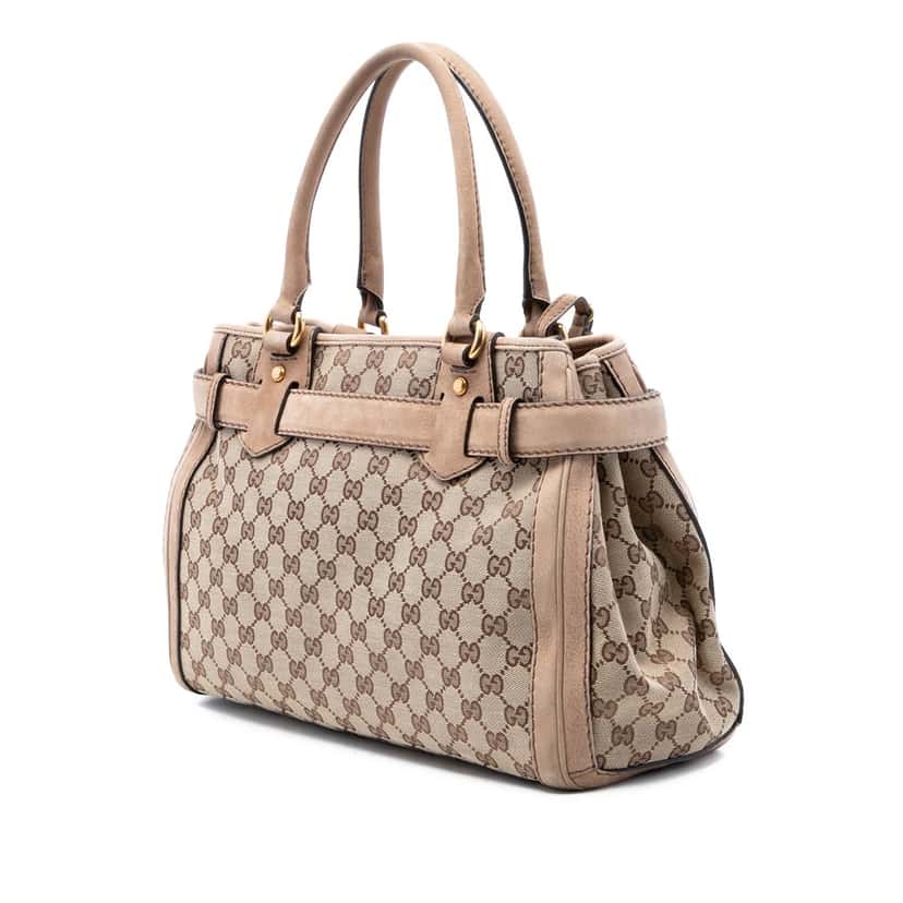 Gucci GG Canvas Running Tote Beige Very good condition - Back View