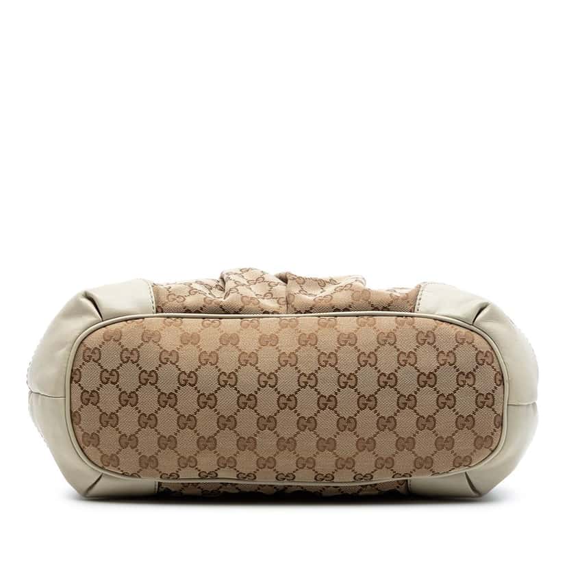 Gucci GG Canvas Sukey Satchel Beige Very good condition - Inside View