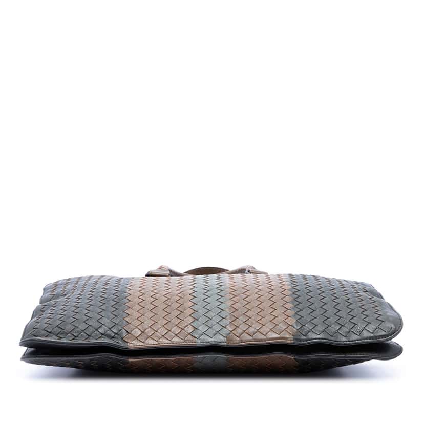 Bottega Veneta Nappa Intrecciato Club Fume Briefcase Brown Leather Very good condition - Inside View