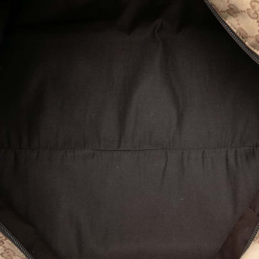 Gucci GG Canvas Web Duffle Bag Beige Very good condition - Model View