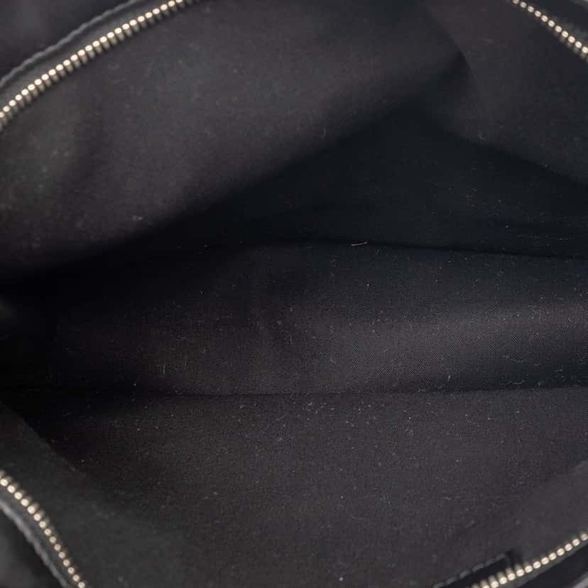 Balenciaga Canvas Navy Clutch Brown Very good condition - Model View