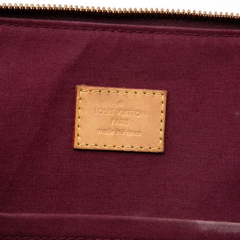 Louis Vuitton Monogram Vernis Alma GM Red Leather Very good condition - Box View