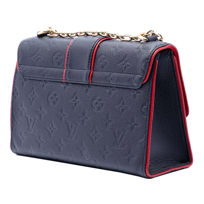 Louis Vuitton Monogram Empreinte Saint Sulpice PM Blue Leather Very good condition - Back View