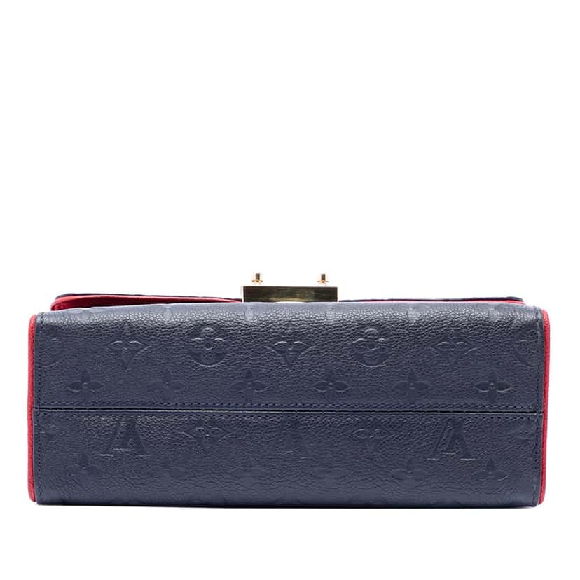 Louis Vuitton Monogram Empreinte Saint Sulpice PM Blue Leather Very good condition - Inside View
