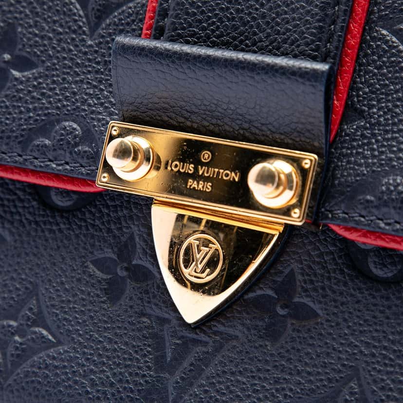 Louis Vuitton Monogram Empreinte Saint Sulpice PM Blue Leather Very good condition - Box View