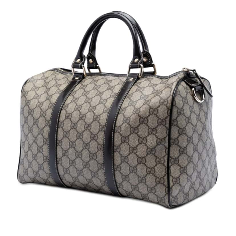 Gucci Medium GG Supreme Joy Boston Bag Beige Very good condition - Back View