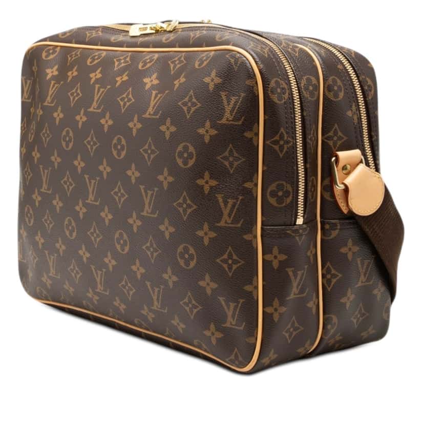 Louis Vuitton Monogram Reporter GM Brown Very good condition - Back View