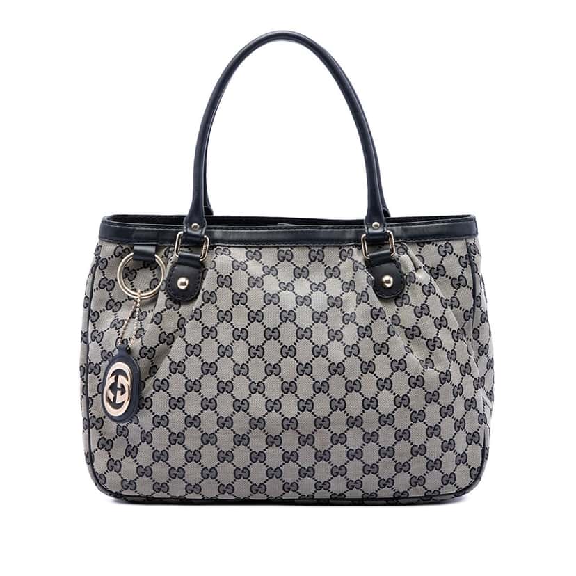 Gucci GG Canvas Sukey Tote Beige Very good condition - Front View