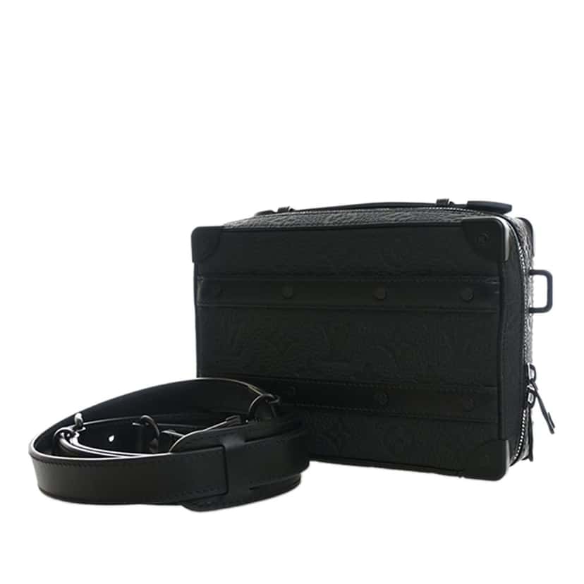 Louis Vuitton Monogram Taurillon Handle Soft Trunk Black Leather Very good condition - Back View