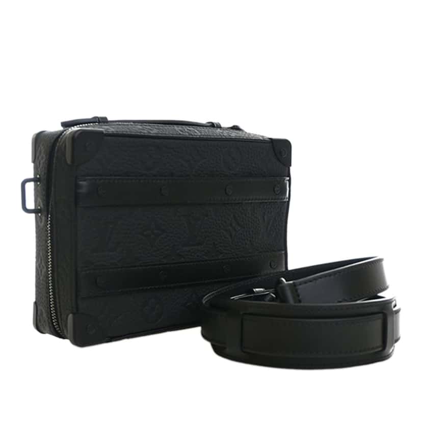 Louis Vuitton Monogram Taurillon Handle Soft Trunk Black Leather Very good condition - Inside View