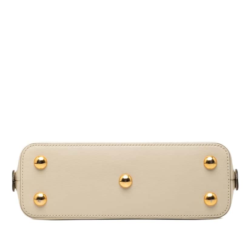 Gucci Small GG Supreme Horsebit 1955 Satchel Beige Very good condition - Inside View