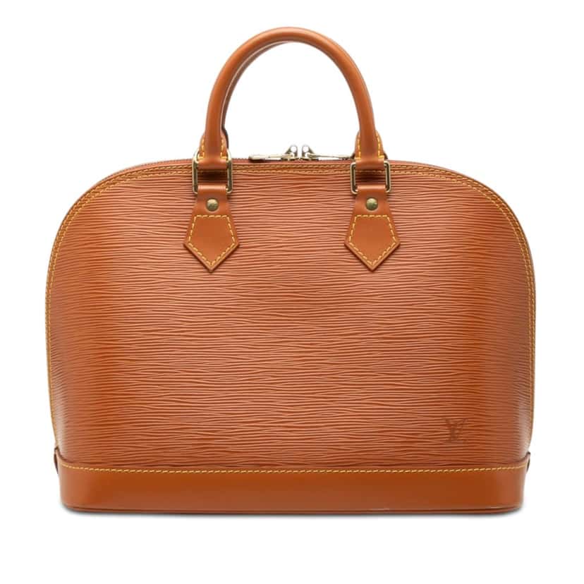 Louis Vuitton Epi Alma PM Brown Leather Very good condition - Front View