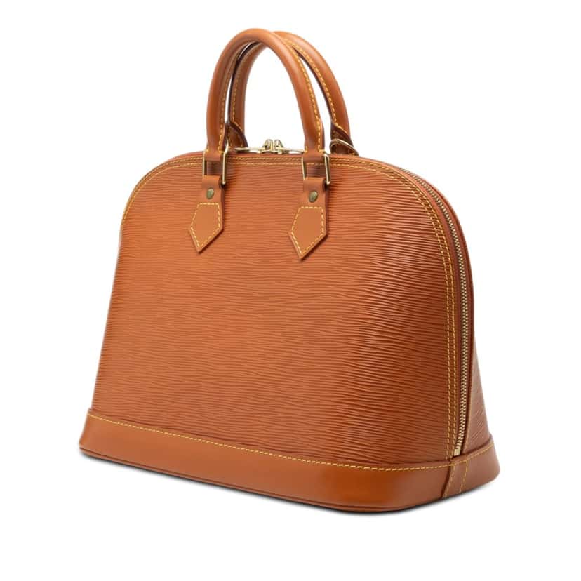 Louis Vuitton Epi Alma PM Brown Leather Very good condition - Back View