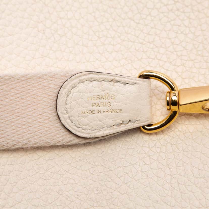 Hermès Clemence Evelyne 16 Amazone White Leather Very good condition - Box View