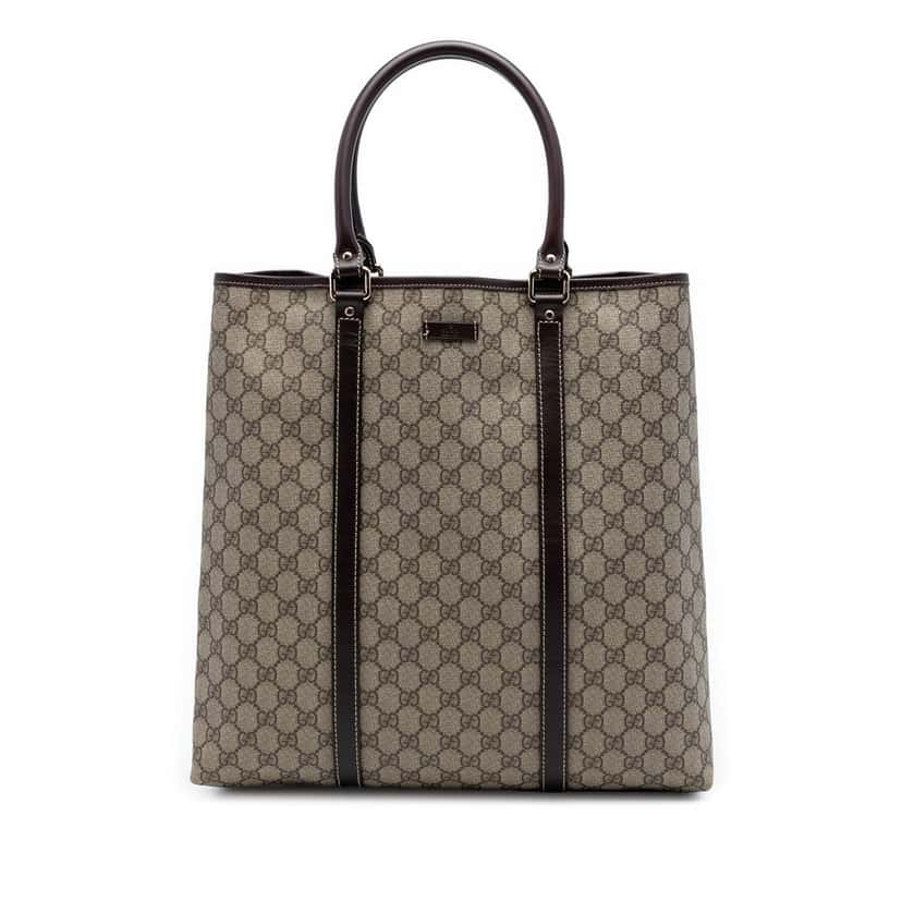 Gucci GG Supreme Joy Vertical Tote Beige Very good condition - Front View