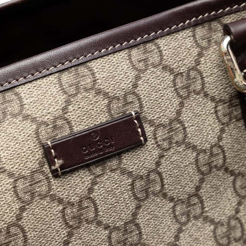 Gucci GG Supreme Joy Vertical Tote Beige Very good condition - Box View