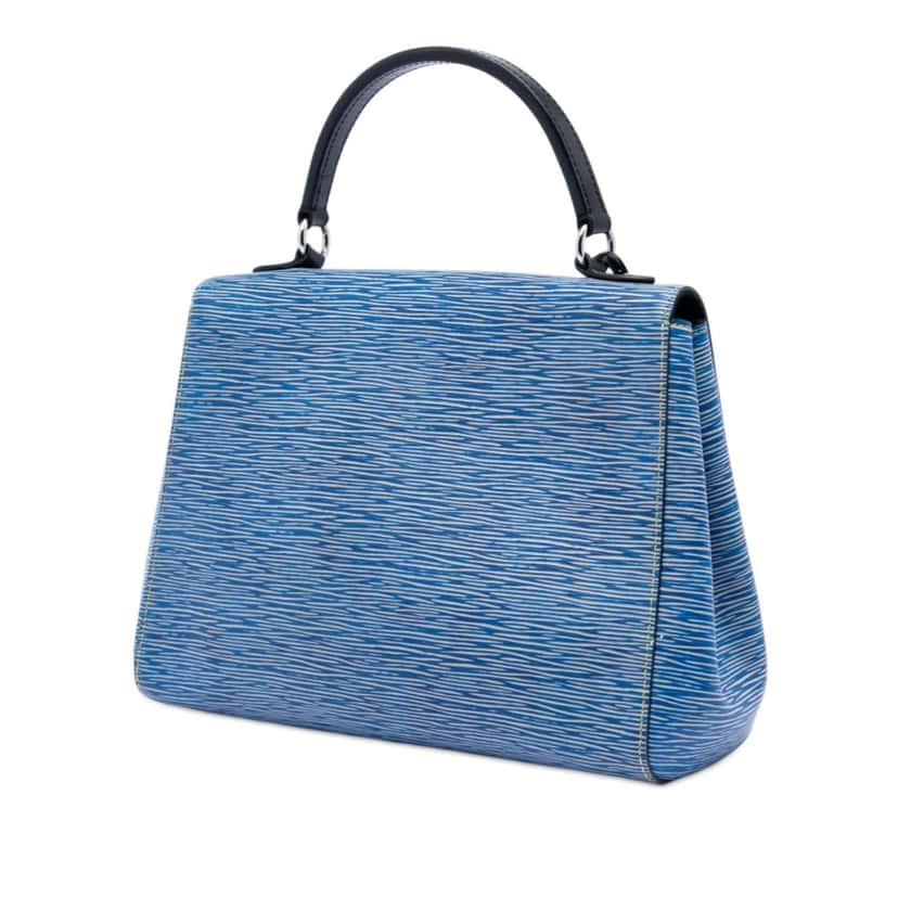 Louis Vuitton Epi Denim Cluny MM Blue Leather Very good condition - Back View