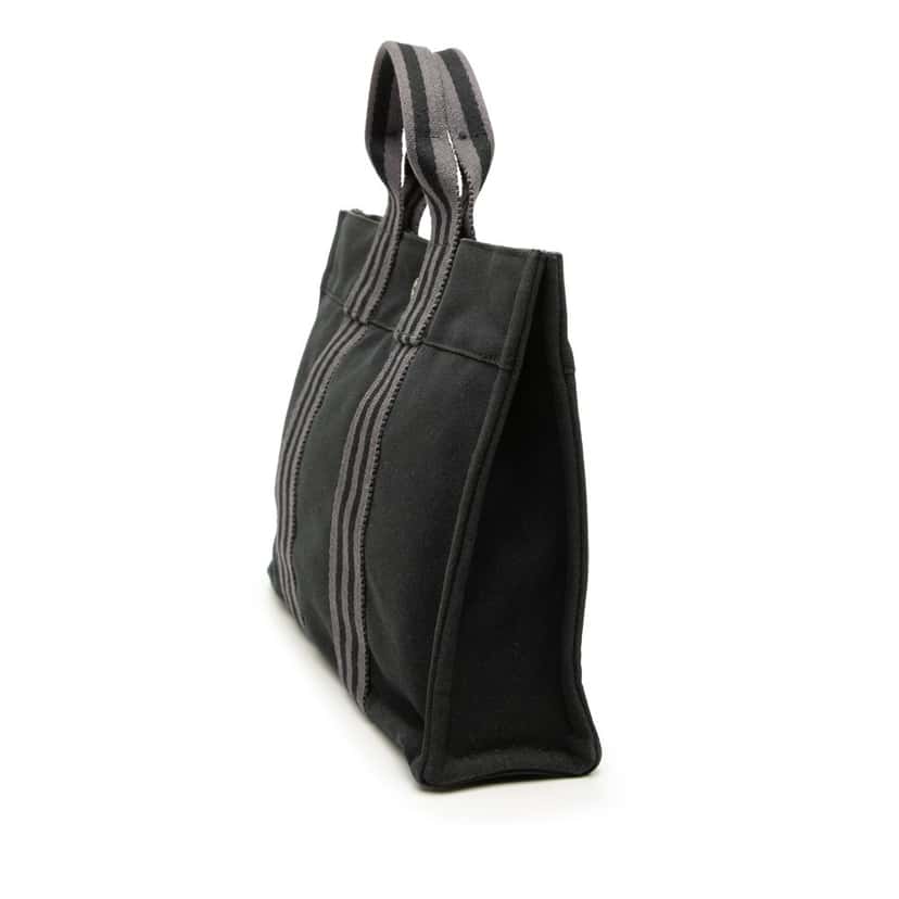Hermès Canvas Fourre Tout PM Black Very good condition - Back View