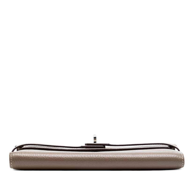 Hermès Epsom Kelly Longue Wallet Brown Leather Very good condition - Inside View