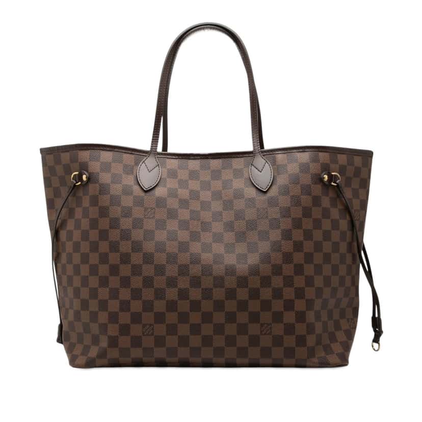Louis Vuitton Damier Ebene Neverfull GM Brown Very good condition - Front View
