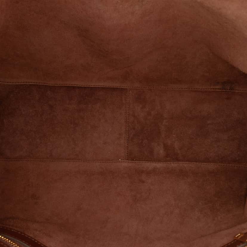 Celine Medium Leather Anita Tote Brown Leather Very good condition - Model View