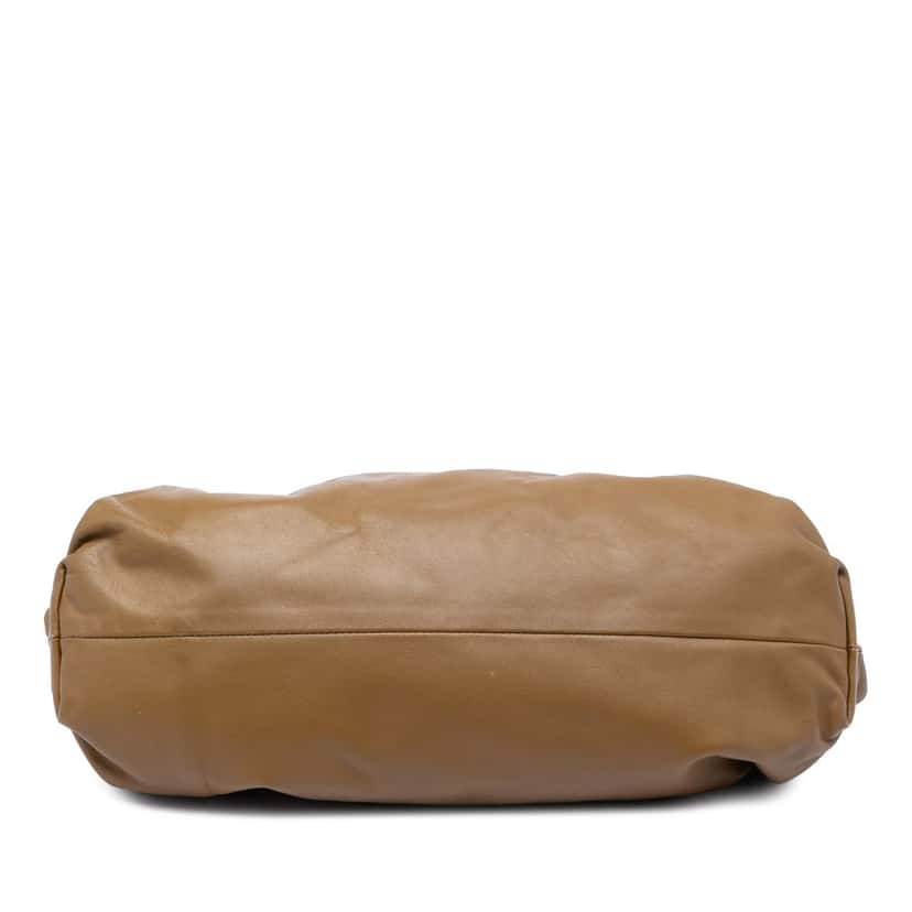 Bottega Veneta Lambskin The Pouch Brown Leather Very good condition - Inside View