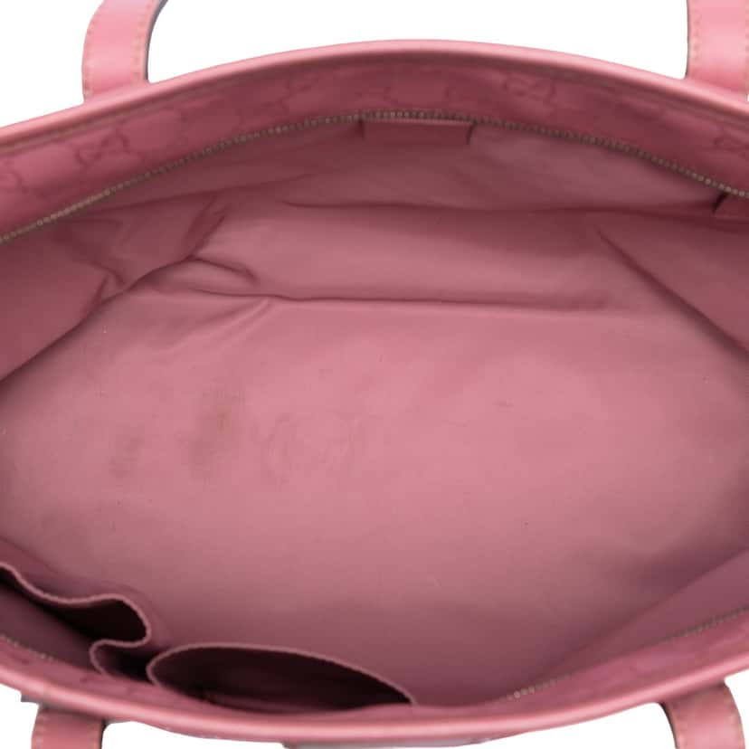 Gucci Medium GG Imprime Tote Pink Very good condition - Model View