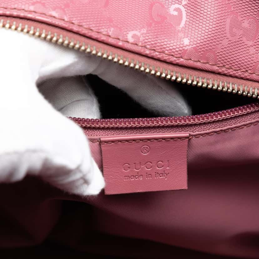 Gucci Medium GG Imprime Tote Pink Very good condition - Box View