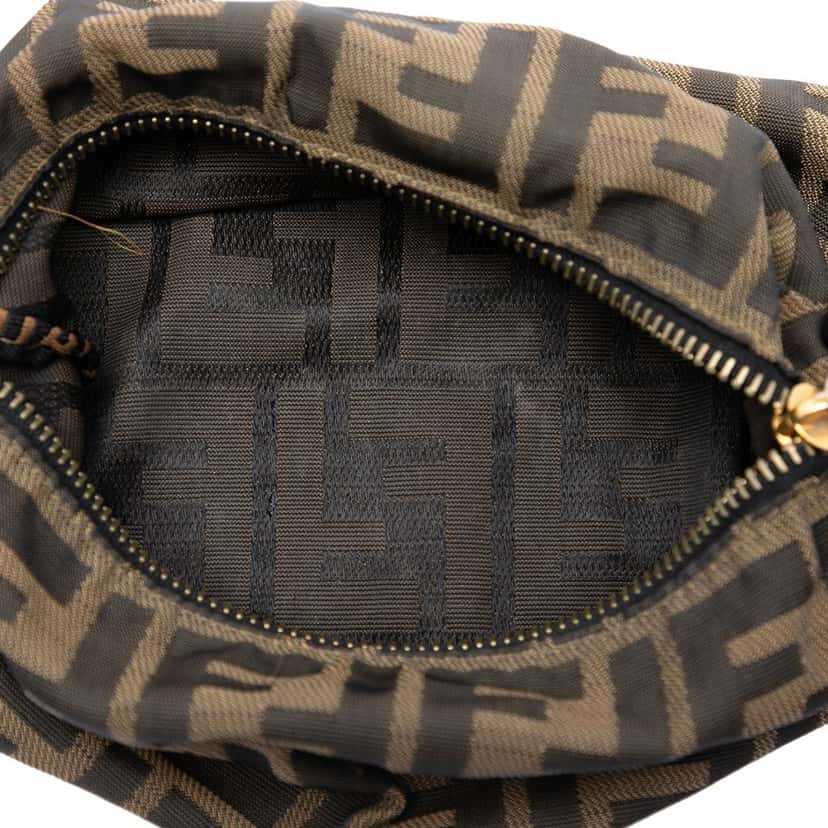 Fendi Mini Zucca Canvas Handbag Brown Very good condition - Model View