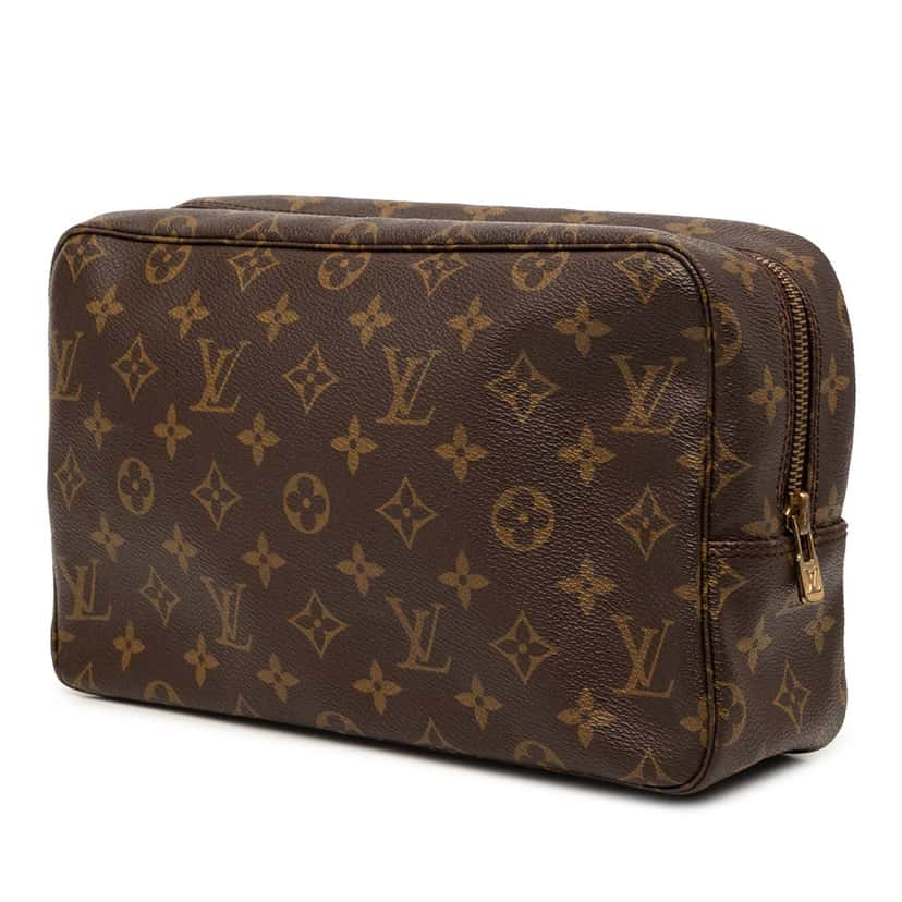 Louis Vuitton Monogram Trousse Toilette 28 Brown Very good condition - Back View